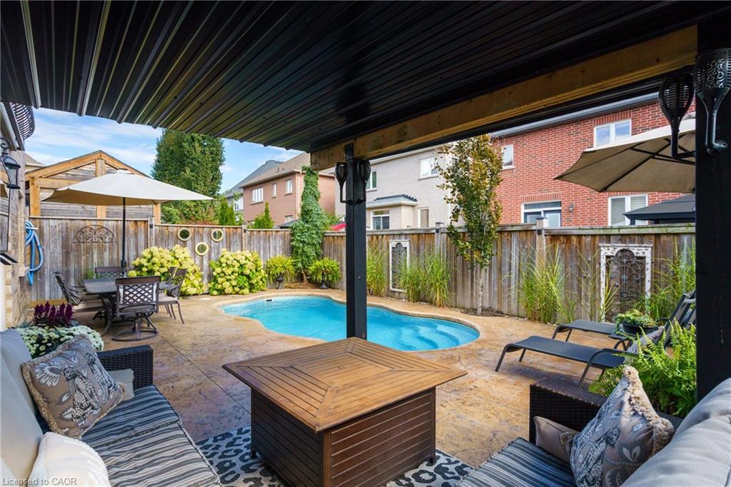 21 Shade Forest Trail, Hamilton, ON - Outdoor With In Ground Pool With Deck Patio Veranda With Exterior