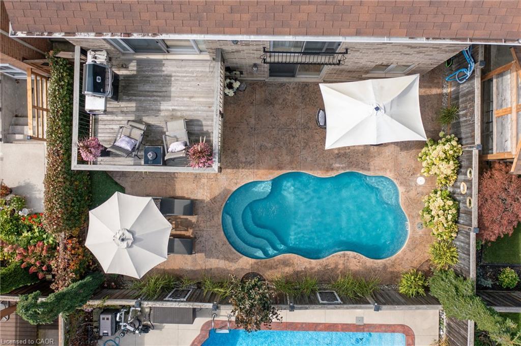 21 Shade Forest Trail, Hamilton, ON - Outdoor With In Ground Pool