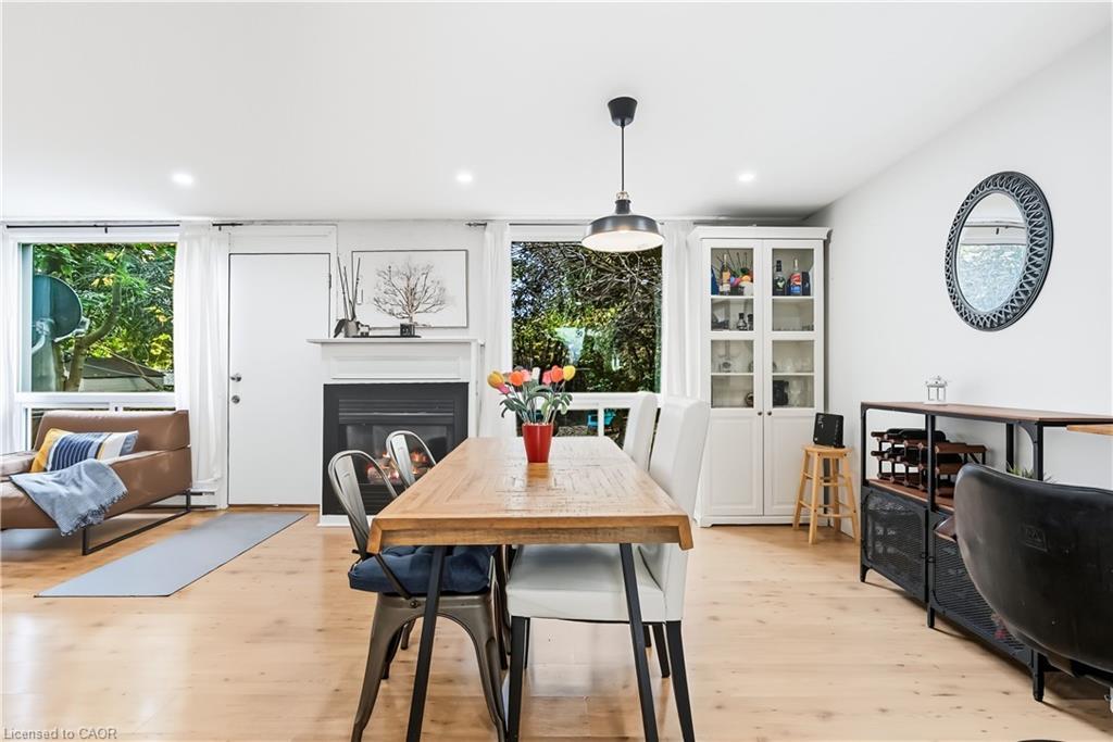 B56-25 Britten Close, Hamilton, ON - Indoor With Fireplace