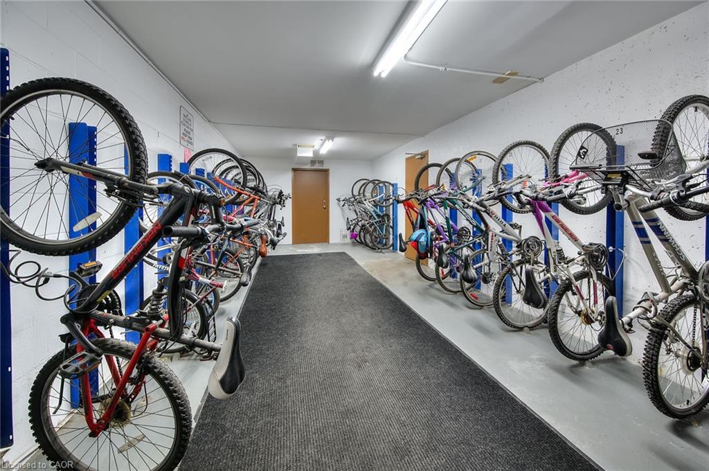 811-55 Green Valley Drive, Kitchener, ON - Indoor Photo Showing Garage