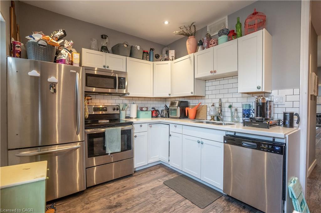 165 Emerald Street N, Hamilton, ON - Indoor Photo Showing Kitchen With Stainless Steel Kitchen With Double Sink