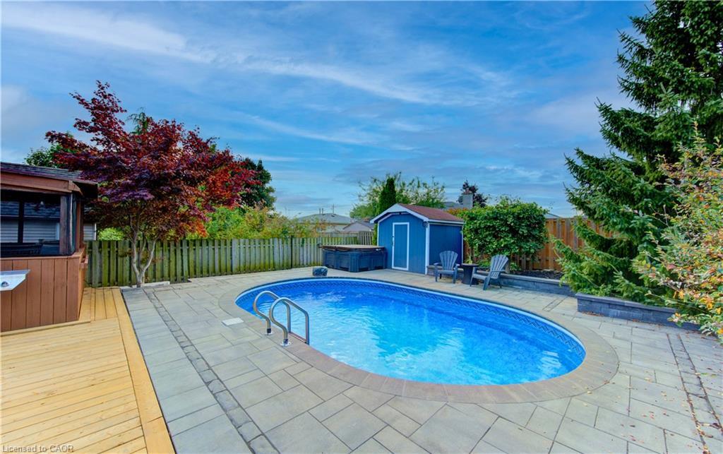 194 Limpert Avenue, Cambridge, ON - Outdoor With In Ground Pool With Backyard