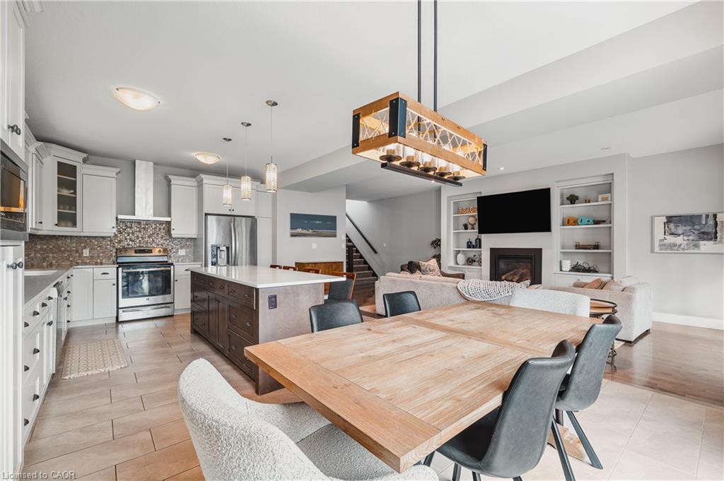 346 Moorlands Crescent, Kitchener, ON - Indoor With Fireplace