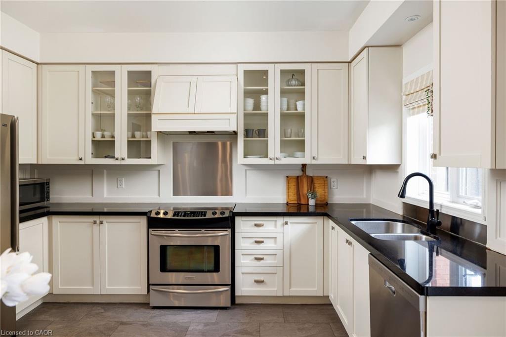 2202 Brookhaven Crescent, Oakville, ON - Indoor Photo Showing Kitchen With Double Sink With Upgraded Kitchen