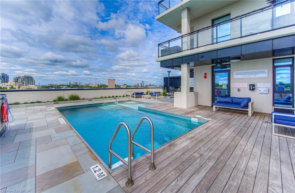 1612-181 King Street S, Waterloo, ON - Outdoor With In Ground Pool