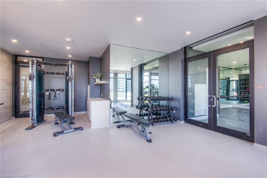 1612-181 King Street S, Waterloo, ON - Indoor Photo Showing Gym Room