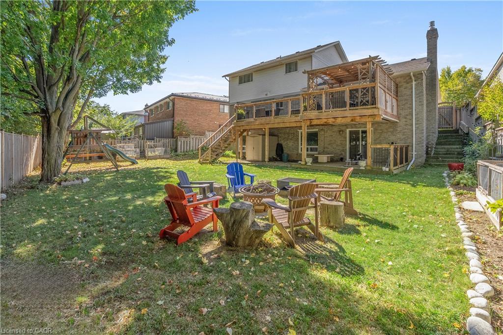 54 Pathfinder Crescent, Kitchener, ON - Outdoor With Backyard
