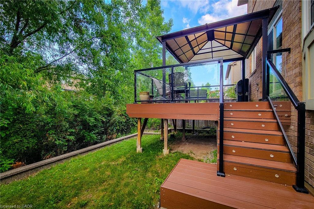 128 Montreal Circle, Stoney Creek, ON - Outdoor With Deck Patio Veranda