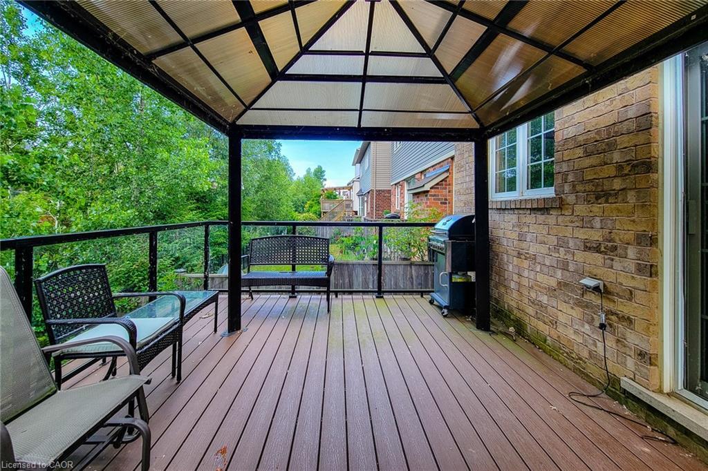 128 Montreal Circle, Stoney Creek, ON - Outdoor With Deck Patio Veranda With Exterior