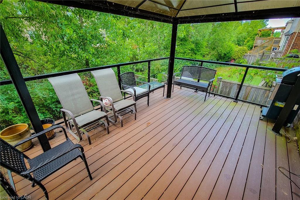 128 Montreal Circle, Stoney Creek, ON - Outdoor With Deck Patio Veranda With Exterior