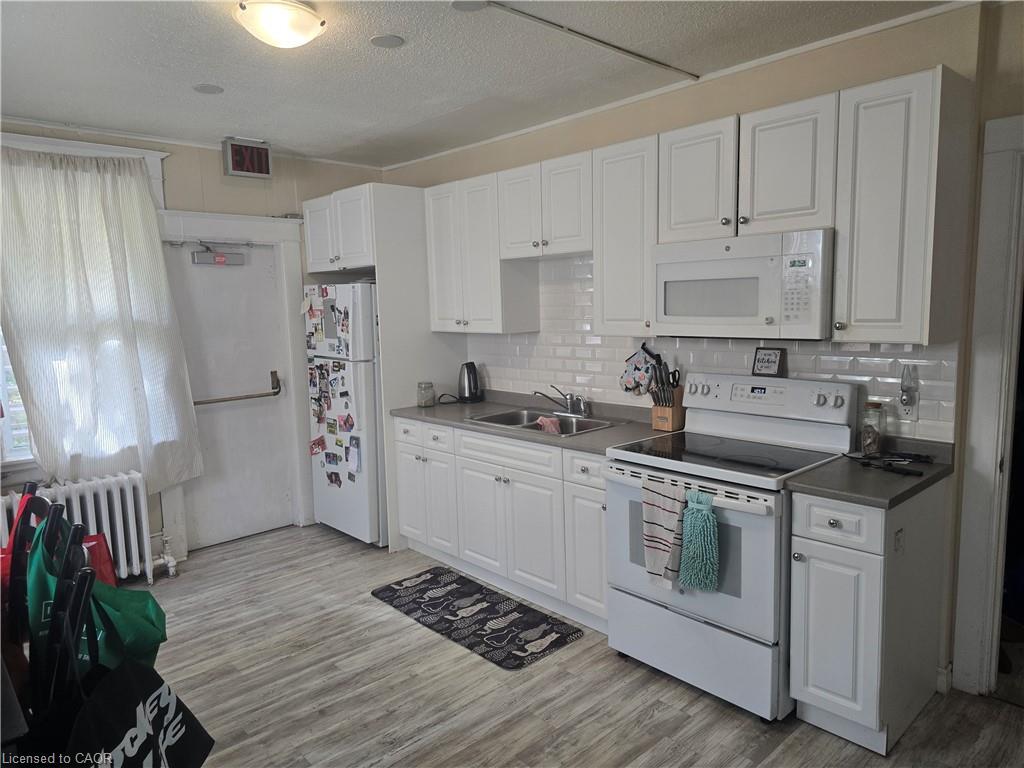 145 Sheridan Street, Brantford, ON - Indoor Photo Showing Kitchen With Double Sink