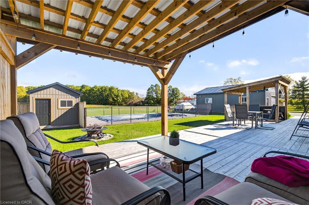 849 River Road, Fenwick, ON - Outdoor With Deck Patio Veranda With Exterior