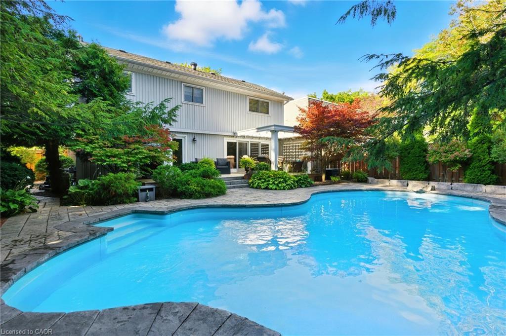 2387 Cavendish Drive, Burlington, ON - Outdoor With In Ground Pool With Backyard