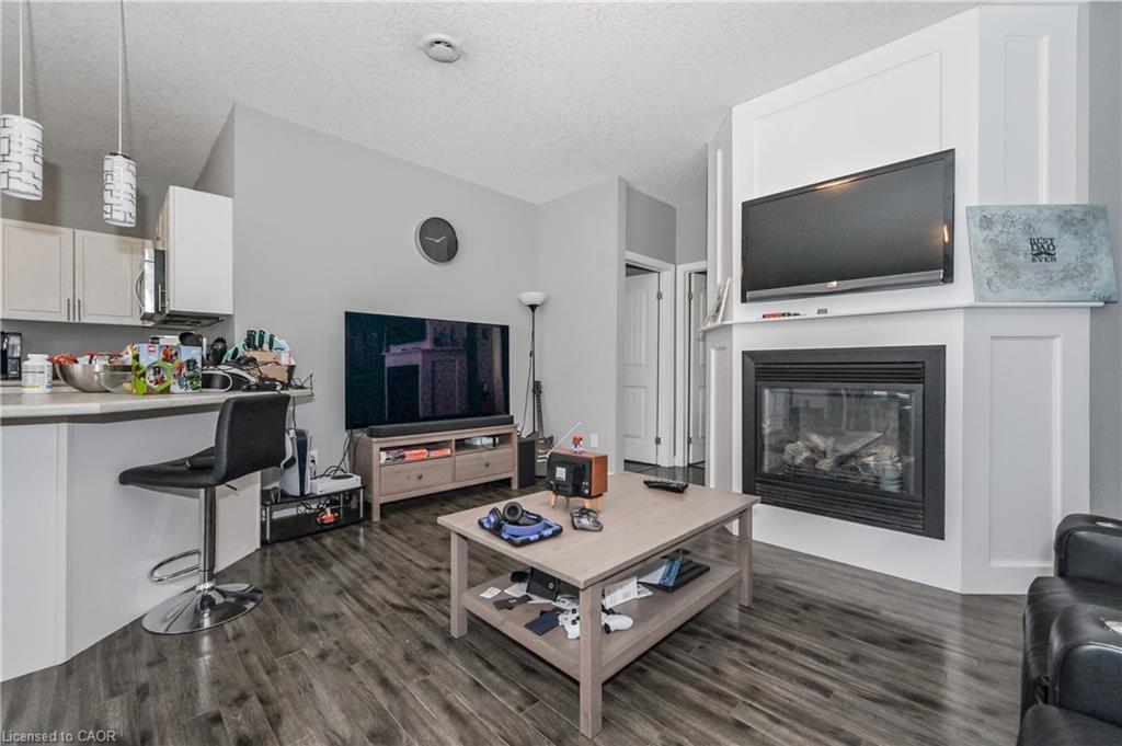 145 Kertland Street, Elora, ON - Indoor Photo Showing Living Room With Fireplace