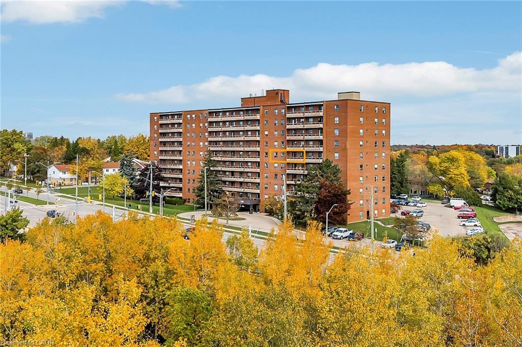 605-1100 Courtland Avenue E, Kitchener, ON - Outdoor With Balcony With View