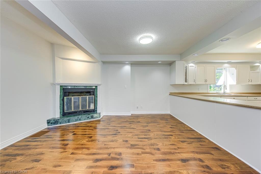 435 Maple Avenue, Oakville, ON - Indoor Photo Showing Kitchen With Fireplace With Double Sink