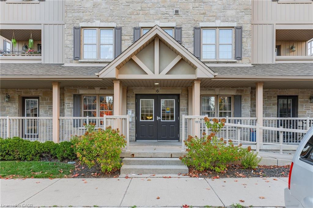 6E-1460 Highland Road W, Kitchener, ON - Outdoor With Deck Patio Veranda With Facade