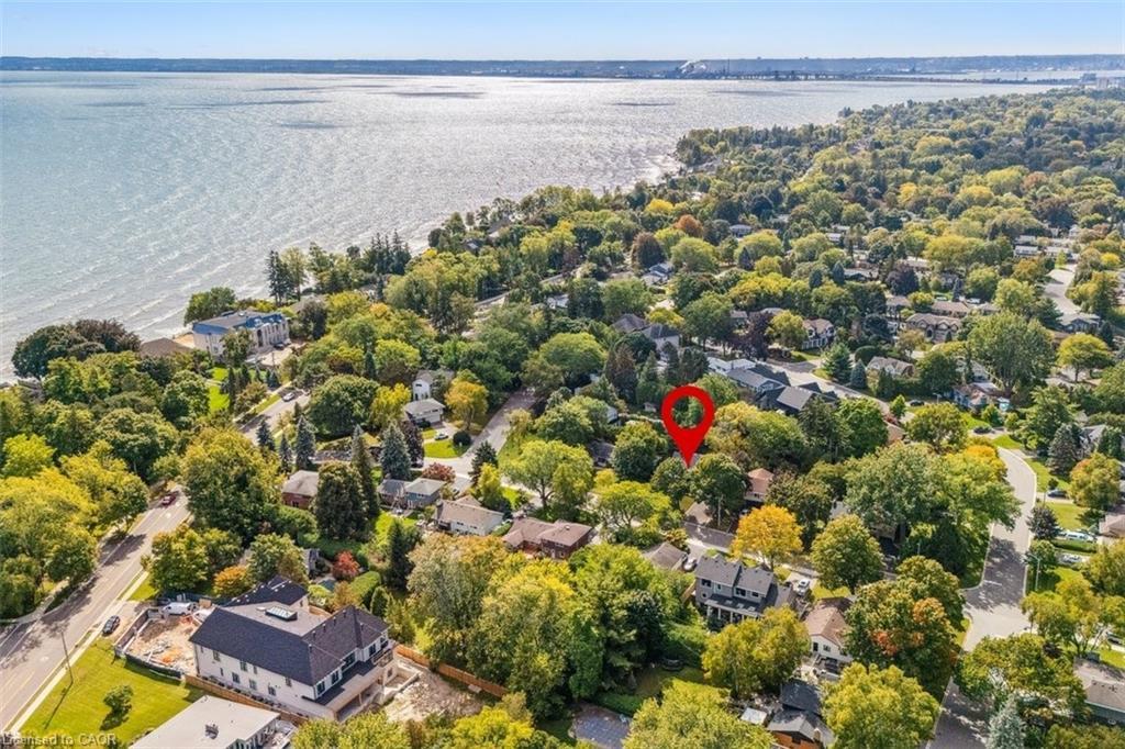 222 Strathcona Drive, Burlington, ON - Outdoor With Body Of Water With View