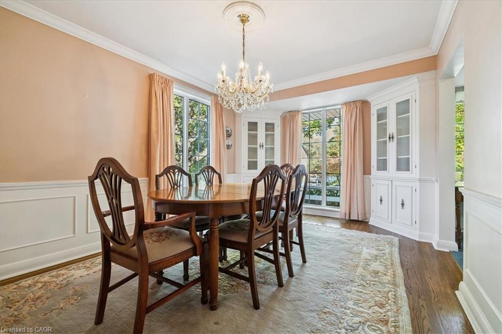 222 Strathcona Drive, Burlington, ON - Indoor Photo Showing Dining Room
