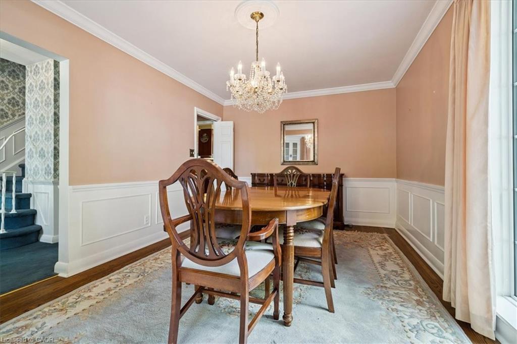 222 Strathcona Drive, Burlington, ON - Indoor Photo Showing Dining Room