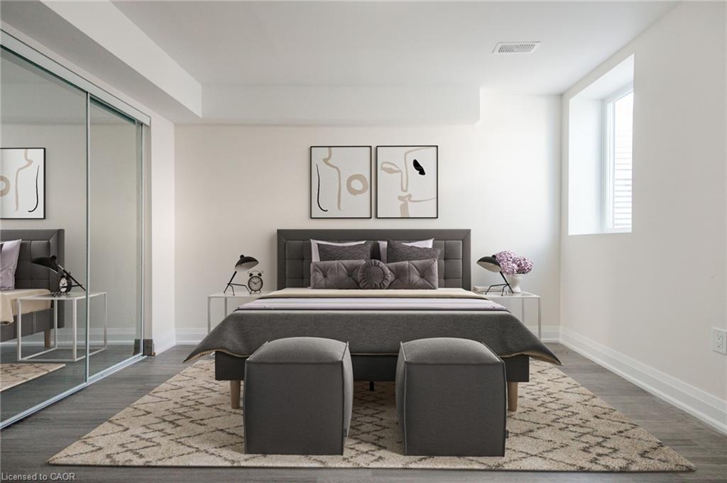 Bsmt-95 Goodwin Crescent, Milton, ON - Indoor Photo Showing Bedroom