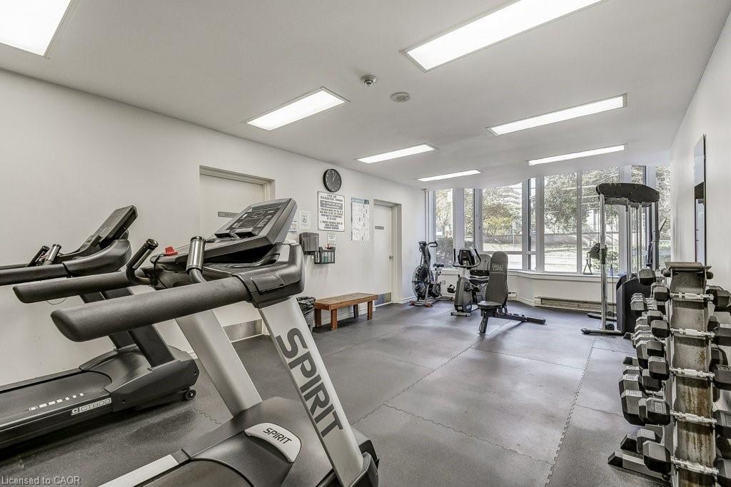 9D-67 Caroline Street S, Hamilton, ON - Indoor Photo Showing Gym Room