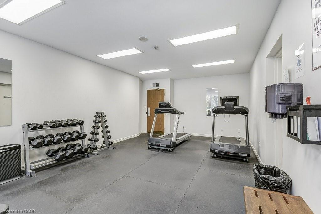 9D-67 Caroline Street S, Hamilton, ON - Indoor Photo Showing Gym Room