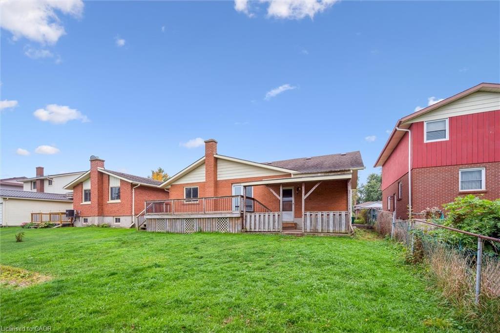 635 Raglan Street, Palmerston, ON - Outdoor With Deck Patio Veranda With Exterior