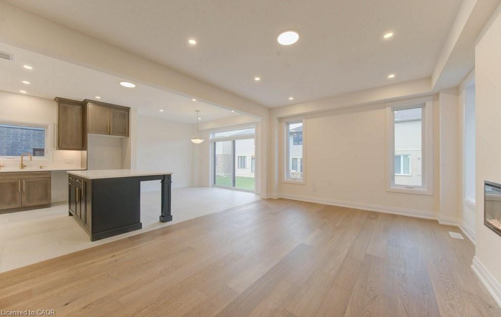 54 Jacob Detweiller Drive, Kitchener, ON - Indoor With Fireplace