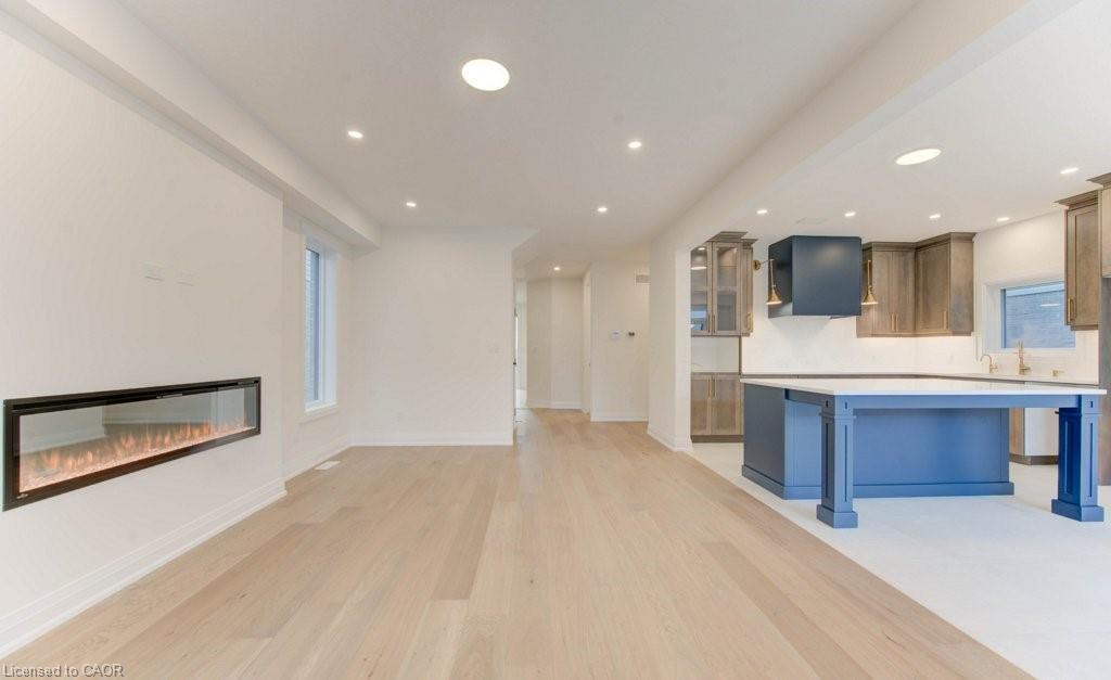 54 Jacob Detweiller Drive, Kitchener, ON - Indoor With Fireplace