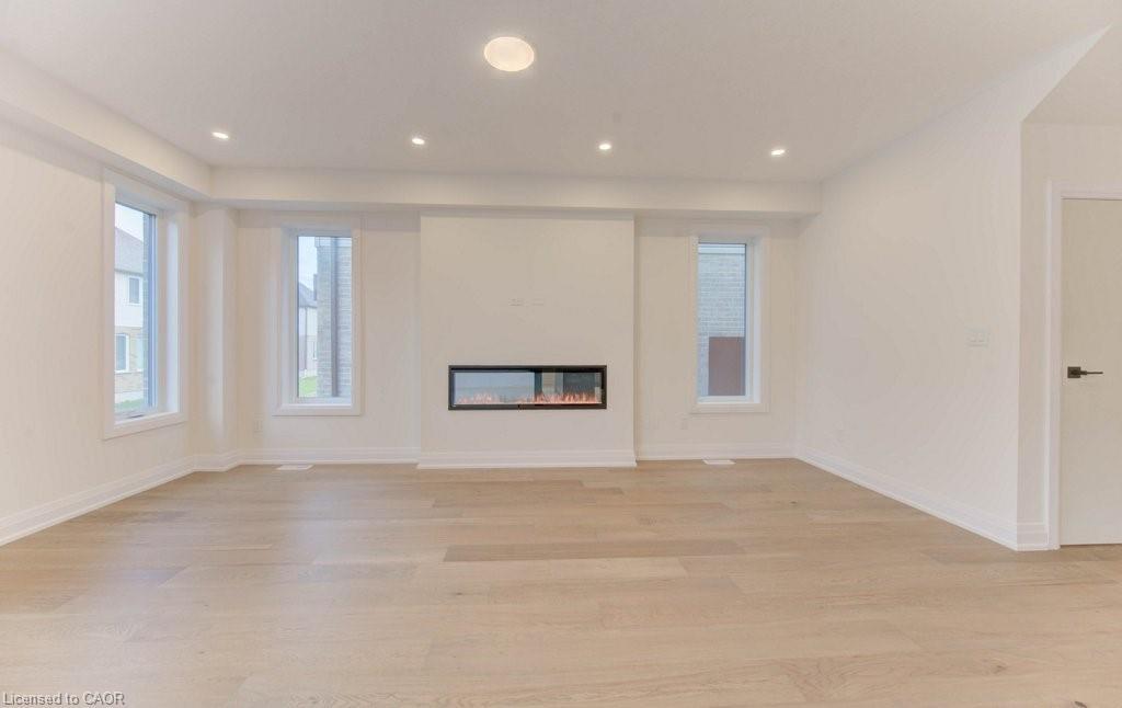 54 Jacob Detweiller Drive, Kitchener, ON - Indoor With Fireplace