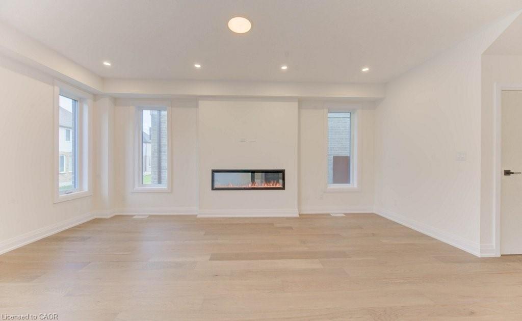 54 Jacob Detweiller Drive, Kitchener, ON - Indoor With Fireplace