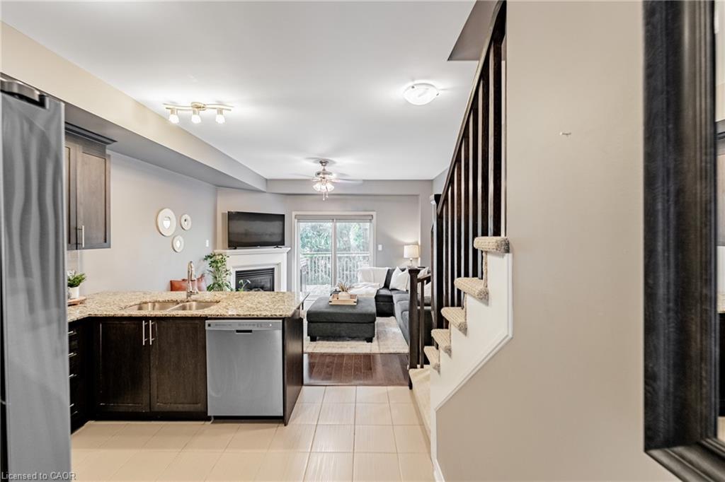 4148 Galileo Common, Burlington, ON - Indoor Photo Showing Kitchen With Double Sink