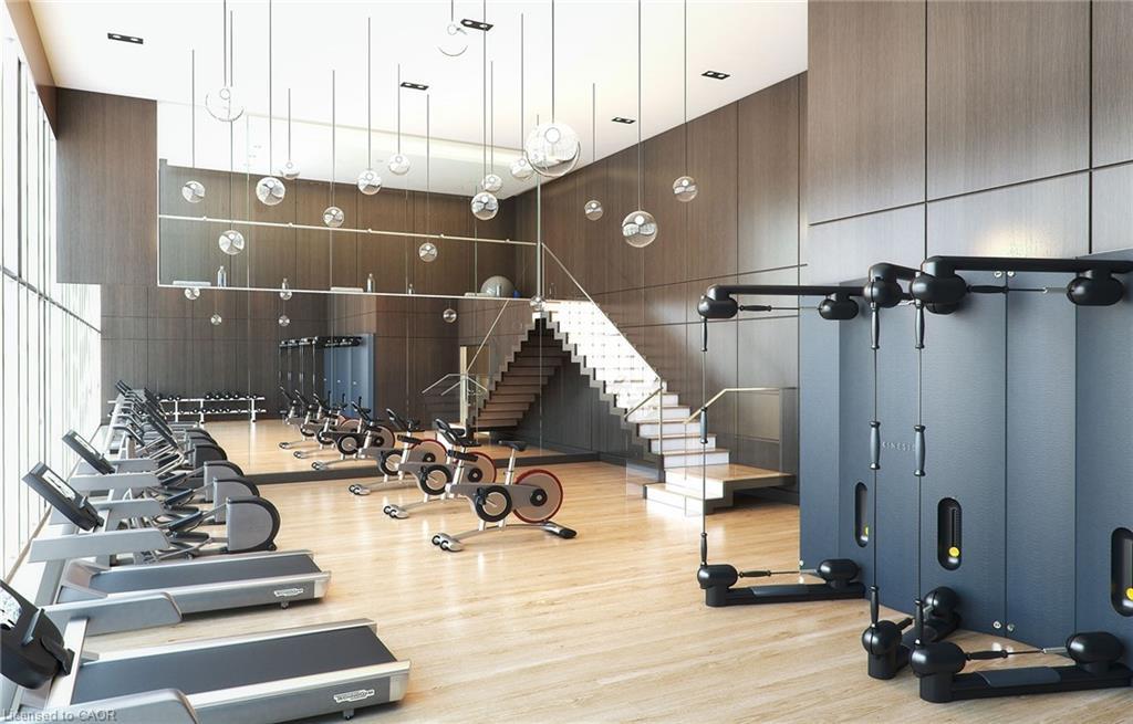 1605-17 Bathurst Street, Toronto, ON - Indoor Photo Showing Gym Room