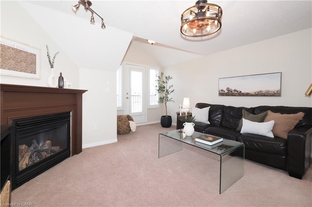 N/A-17 Grosvenor Lane, Cambridge, ON - Indoor Photo Showing Living Room With Fireplace