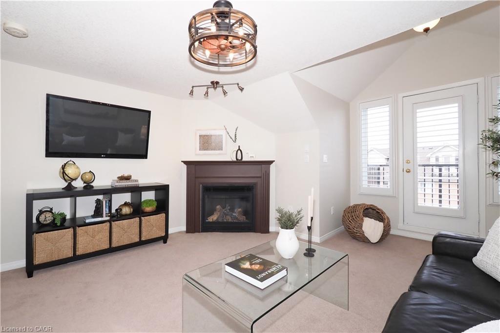 N/A-17 Grosvenor Lane, Cambridge, ON - Indoor Photo Showing Living Room With Fireplace