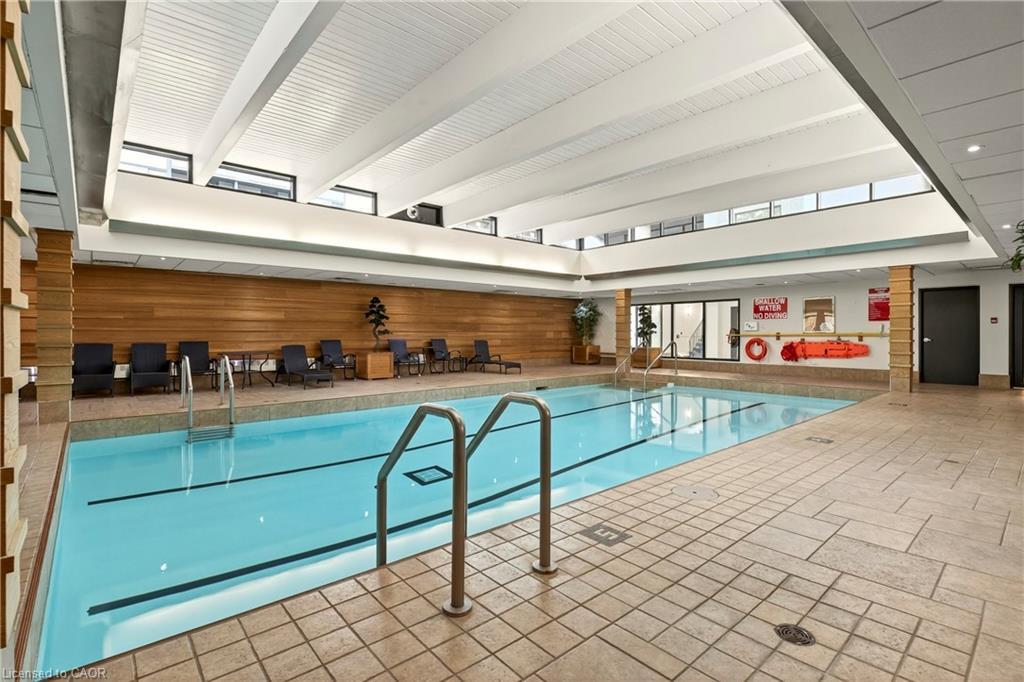 1808-150 Charlton Avenue E, Hamilton, ON - Indoor Photo Showing Other Room With In Ground Pool