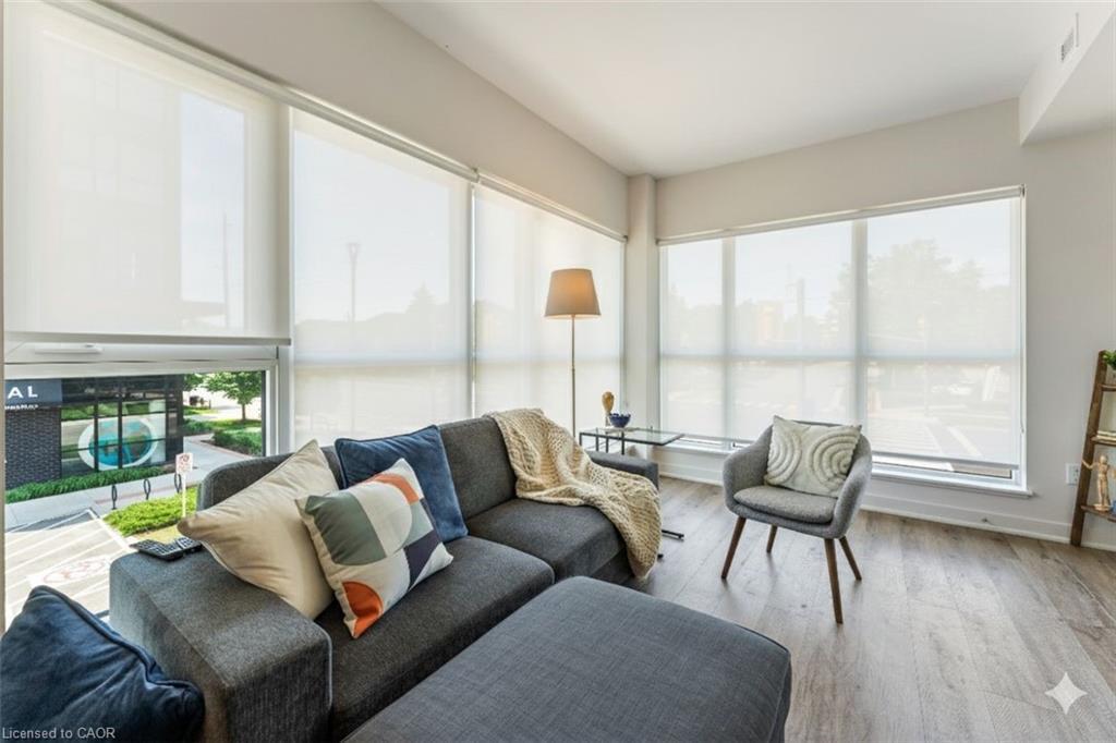 202-340 Plains Road E, Burlington, ON - Indoor Photo Showing Living Room