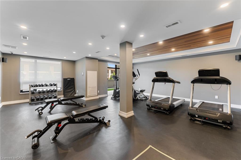 202-340 Plains Road E, Burlington, ON - Indoor Photo Showing Gym Room