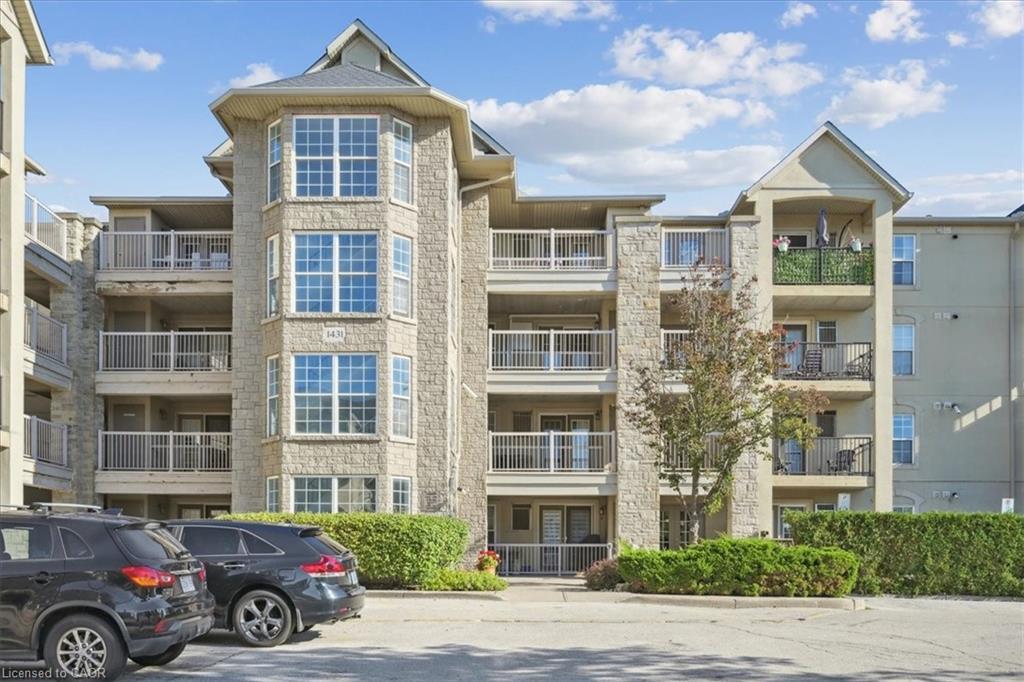 301-1431 Walkers Line, Burlington, ON - Outdoor With Balcony With Facade