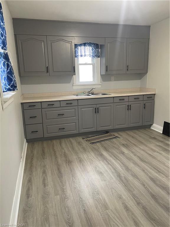 177 Church Street W, Waterford, ON - Indoor Photo Showing Kitchen With Double Sink