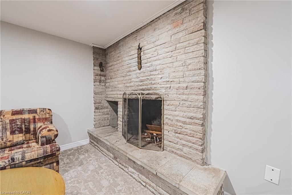 646 Alder Street W, Haldimand, ON - Indoor With Fireplace