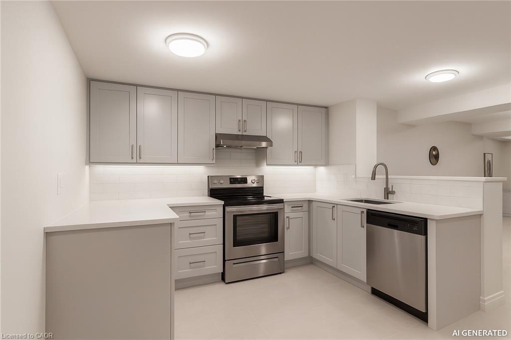 17-25 Kitty Murray Lane, Ancaster, ON - Indoor Photo Showing Kitchen