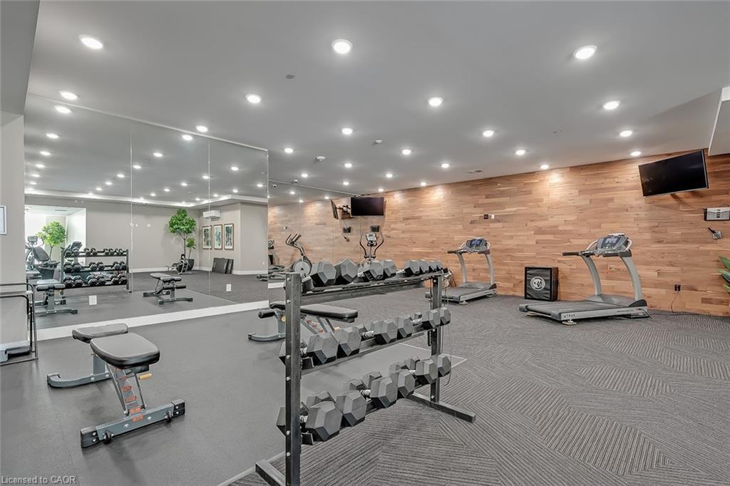 202-1878 Gordon Street, Guelph, ON - Indoor Photo Showing Gym Room