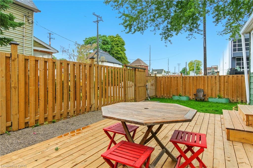 12 Francis Street, Hamilton, ON - Outdoor With Deck Patio Veranda