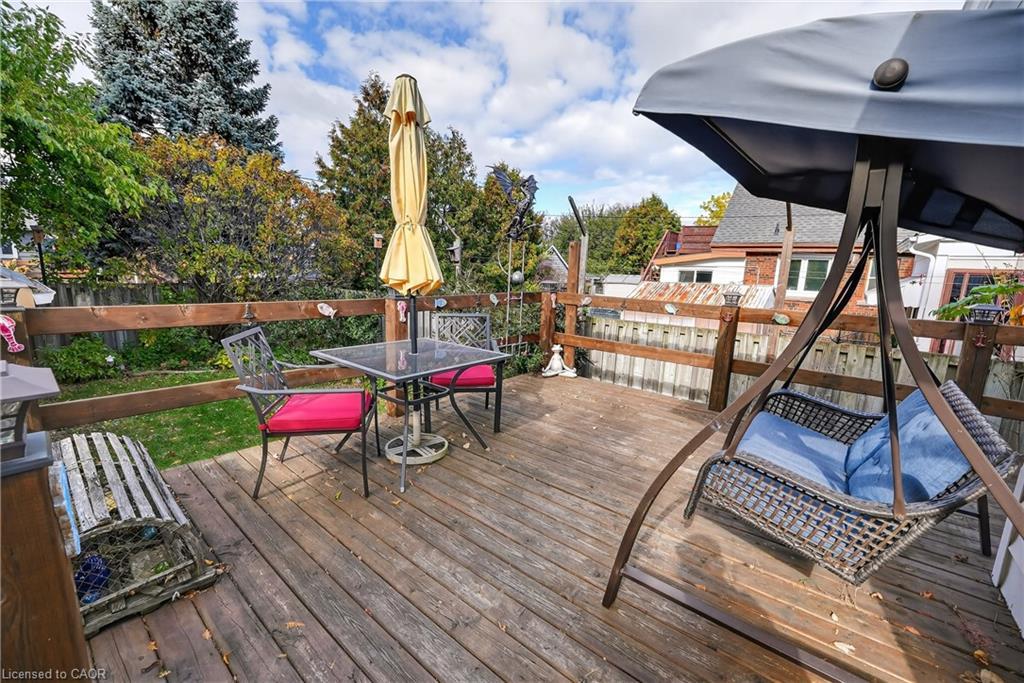 46 Weir Street S, Hamilton, ON - Outdoor With Deck Patio Veranda With Exterior