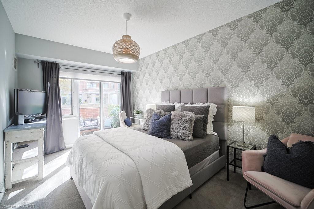 107-80 Port Street E, Mississauga, ON - Indoor Photo Showing Bedroom