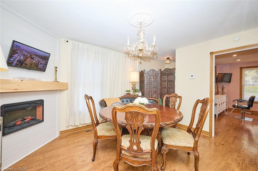 312 Clarence Street, Port Colborne, ON - Indoor Photo Showing Dining Room With Fireplace