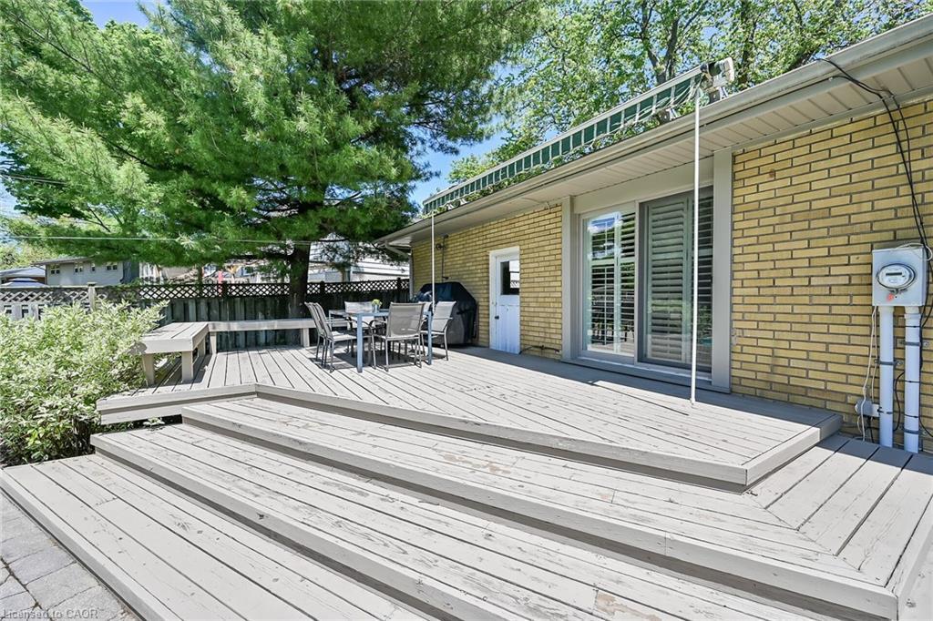 128 Oneida Boulevard, Ancaster, ON - Outdoor With Deck Patio Veranda With Exterior