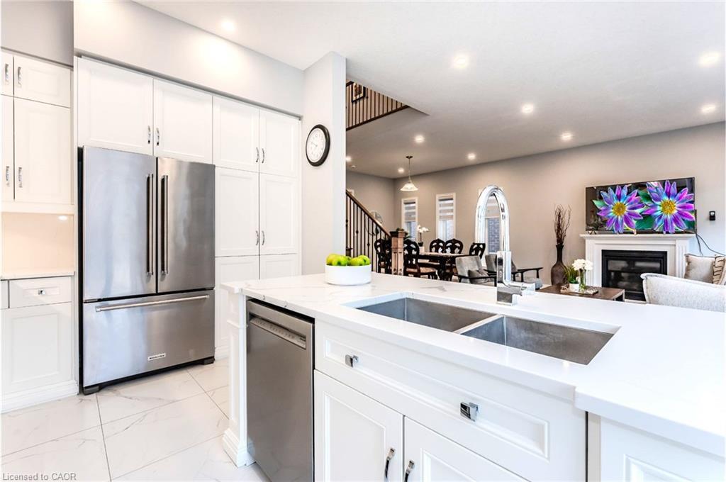 55 Spachman Street, Kitchener, ON - Indoor Photo Showing Kitchen With Double Sink